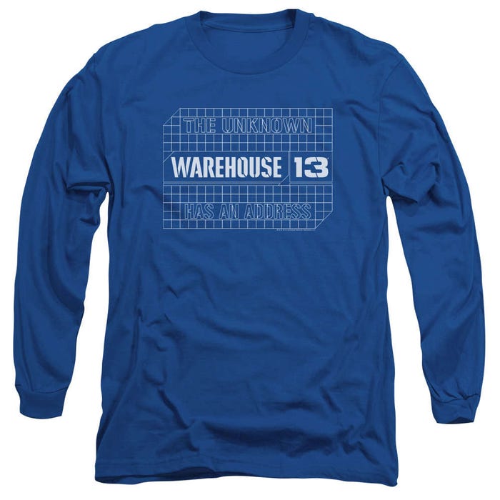 Warehouse 13 Blueprint Logo Long Sleeve Shirt