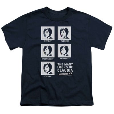 Warehouse 13 Many looks Kids T-Shirt