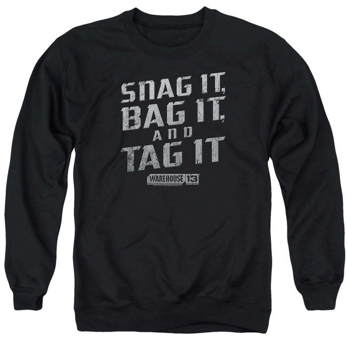Warehouse 13 Snag Bag And Tag It Sweatshirt