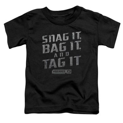 Warehouse 13 Snag Bag And Tag It Toddler T-Shirt