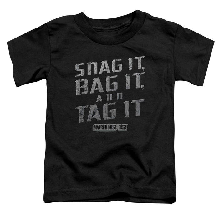 Warehouse 13 Snag Bag And Tag It Toddler T-Shirt