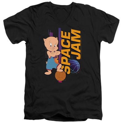 SPACE JAM 2 PORKY STANDING V-Neck T-Shirt