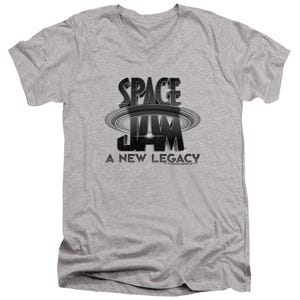 SPACE JAM 2 LOGO BLACK V-Neck T-Shirt