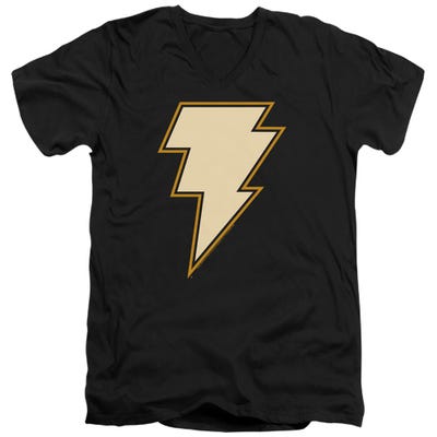 BLACK ADAM CHEST EMBLEM V-Neck T-Shirt
