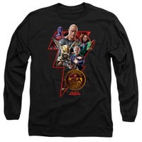 BLACK ADAM CHARACTER BOLT Long Sleeve Shirt