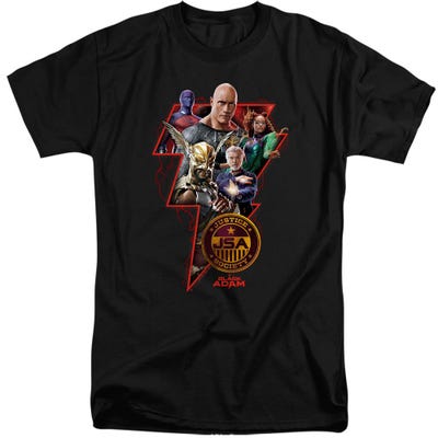 BLACK ADAM CHARACTER BOLT Tall T-Shirt