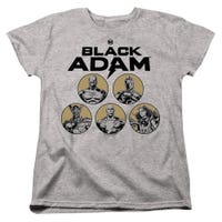 BLACK ADAM CONTRAST GROUP Womens T-Shirt