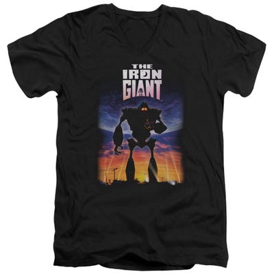 The Iron Giant Poster V-Neck T-Shirt