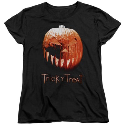 Trick R Treat Pumpkin Womens T-Shirt