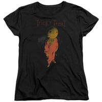 Trick R Treat Leaves Womens T-Shirt