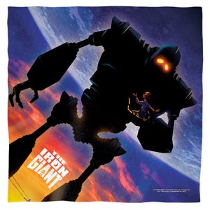 Official The Iron Giant Poster Bandana