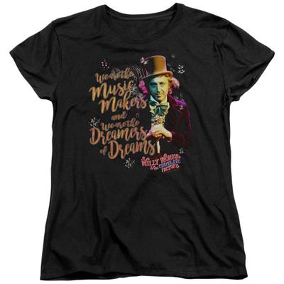 WILLY WONKA MUSIC MAKERS Womens T-Shirt