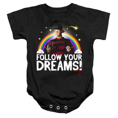 Friday The 13th Follow Your Dreams Baby Bodysuit