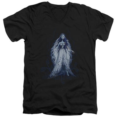 Corpse Bride Vines V-Neck T-Shirt