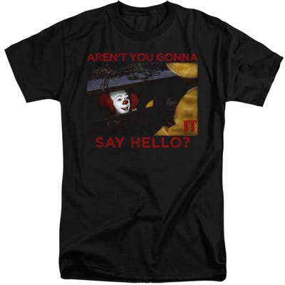 IT PENNYWISE SAY HELLO Tall T-Shirt