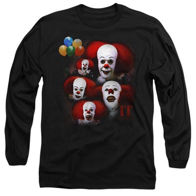 Many Faces of Pennywise Long Sleeve Shirt