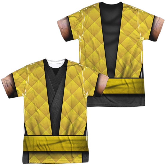 Mortal Kombat Scorpion Outfit Sublimation T-Shirt