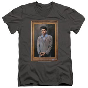 SEINFELD KRAMER PORTRAIT V-Neck T-Shirt