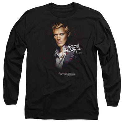 Vampire Diaries Never Destroy Long Sleeve Shirt