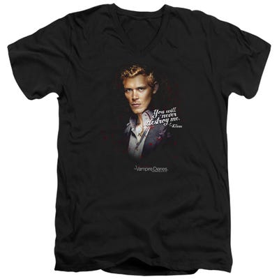 Vampire Diaries Never Destroy V-Neck T-Shirt