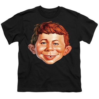 Mad Alfred Head Kids T-Shirt
