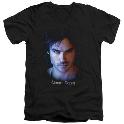 Vampire Diaries Damon V-Neck T-Shirt