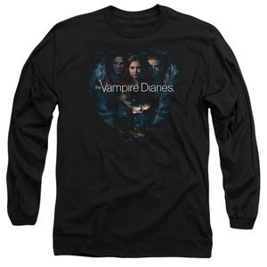 Vampire Diaries Hearts Desire Long Sleeve Shirt