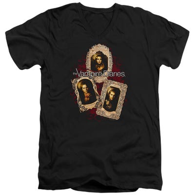 Vampire Diaries Holy Cards V-Neck T-Shirt