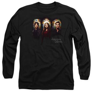 Vampire Diaries Stained Windows Long Sleeve Shirt