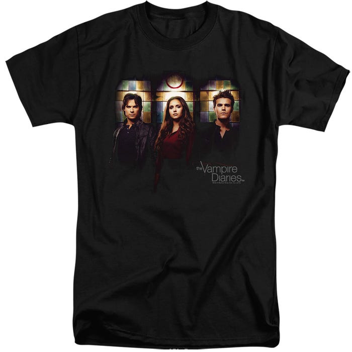 Vampire Diaries Stained Windows Tall T-Shirt