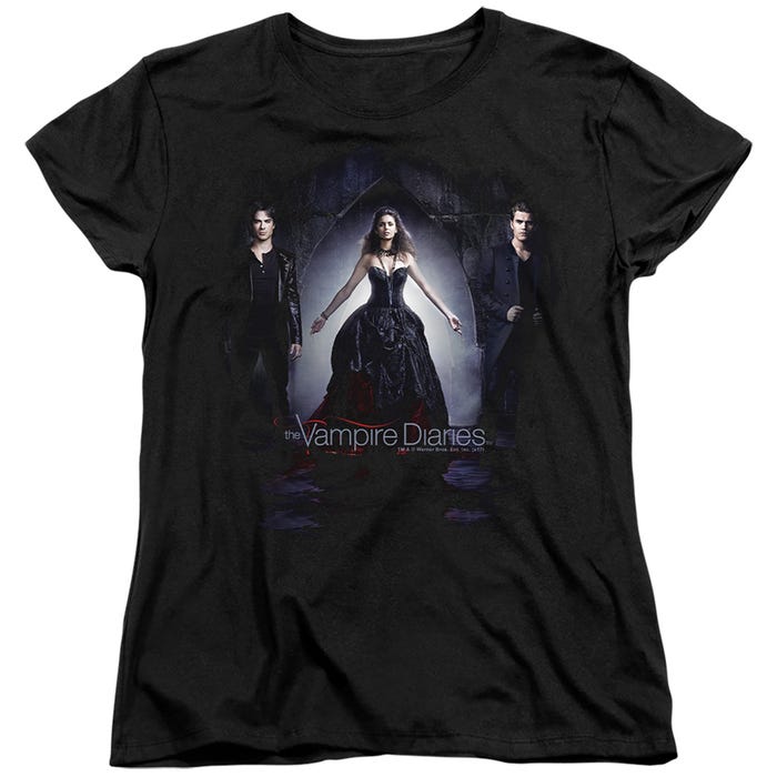 Vampire Diaries Bring It On Womens T-Shirt