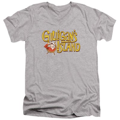 GILLIGANS ISLAND LOGO V-Neck T-Shirt