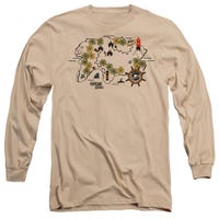 GILLIGANS ISLAND MAP Long Sleeve Shirt