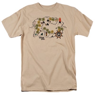 GILLIGANS ISLAND MAP T-Shirt