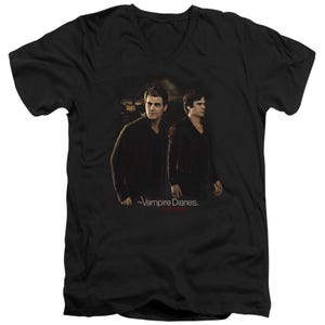 Vampire Diaries Brothers V-Neck T-Shirt