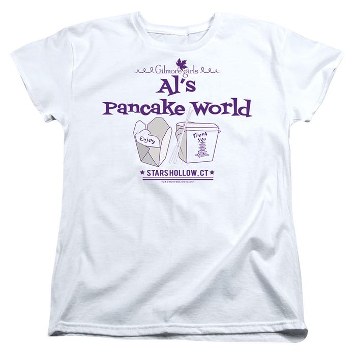 GILMORE GIRLS ALS PANCAKE WORLD Womens T-Shirt