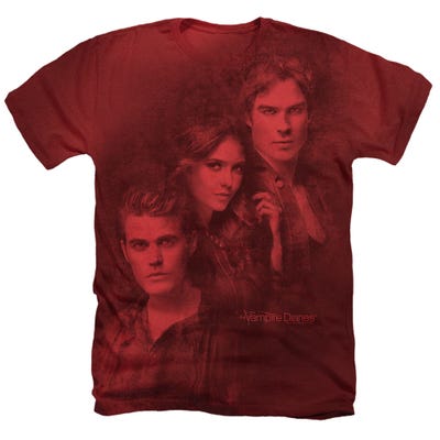 Vampire Diaries Love Sucks Heather Premium T-Shirt