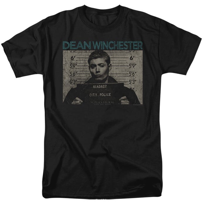 Supernatural Dean Mug Shot T-Shirt