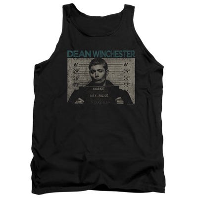Supernatural Dean Mug Shot Tank Top