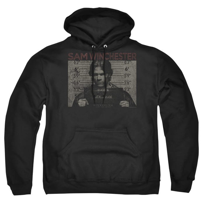 Supernatural Sam Mug Shot Hoodie