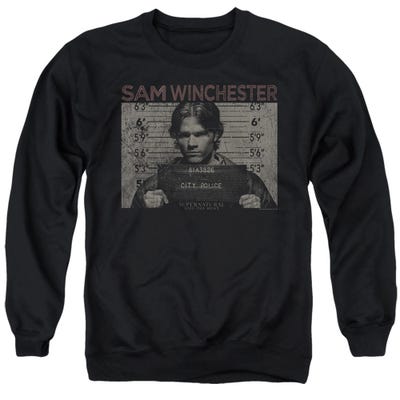 Supernatural Sam Mug Shot Sweatshirt