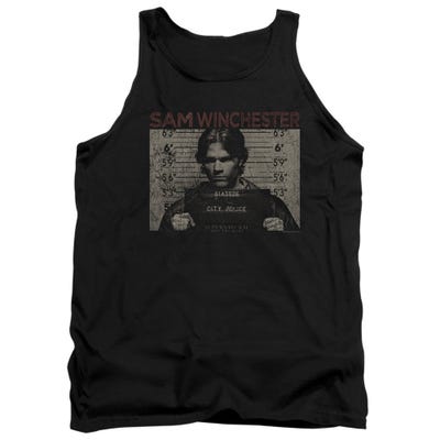 Supernatural Sam Mug Shot Tank Top