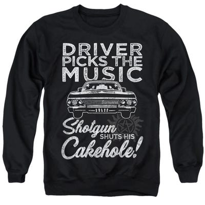 Supernatural Driver Picks Music Sweatshirt