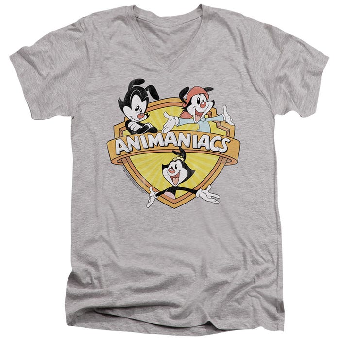 SHIELDED ANIMANIACS V-Neck T-Shirt