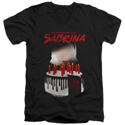 Chilling Adventures of Sabrina Dark Batism V-Neck T-Shirt