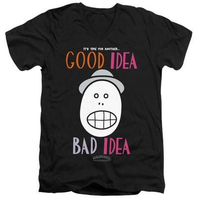 Good Idea Bad Idea Animaniacs V-Neck T-Shirt