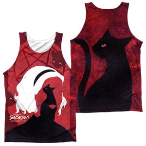 Chilling Adventures of Sabrina Cats Front & Back Sublimation Tank Top