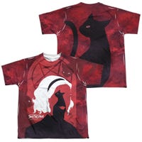 Chilling Adventures of Sabrina Cats Back & Front Kids Sublimation T-Shirt