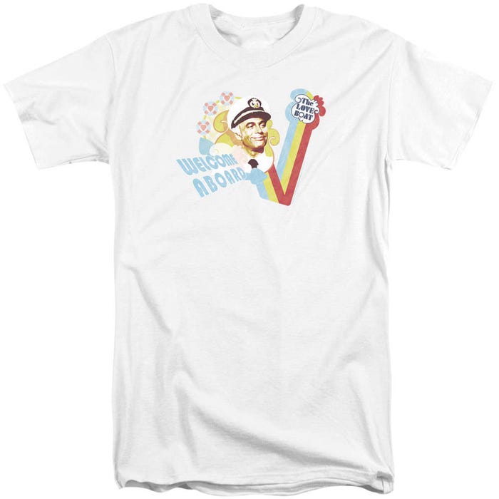 Welcome Aboard The Love Boat Tall T-Shirt
