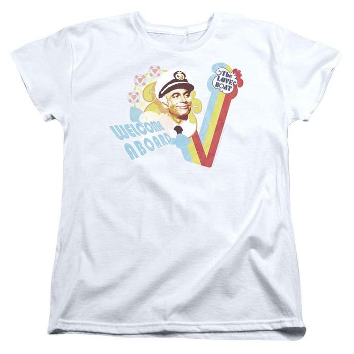 Welcome Aboard The Love Boat Womens T-Shirt